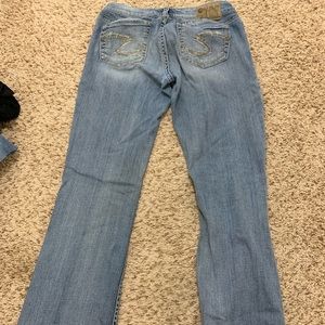 silver size 28 bootcut jeans